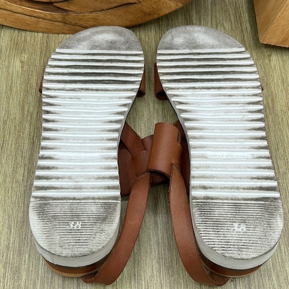 BERTICHI Strappy Sandals - 38 (EU) Brown - Picture 6 of 7